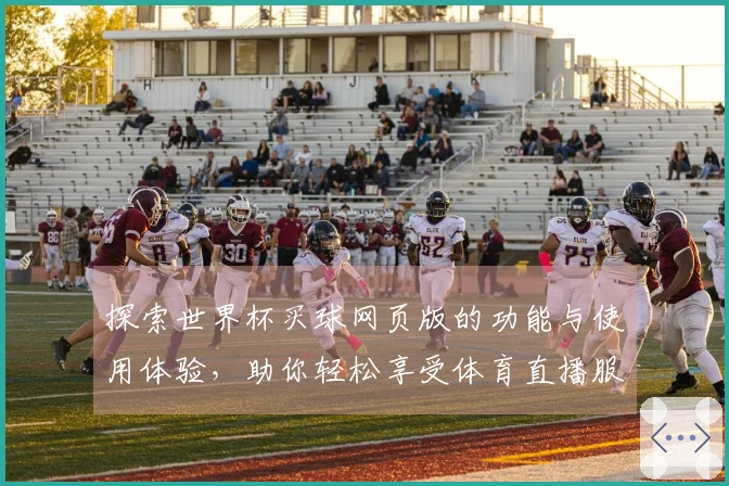 探索世界杯买球网页版的功能与使用体验，助你轻松享受体育直播服务